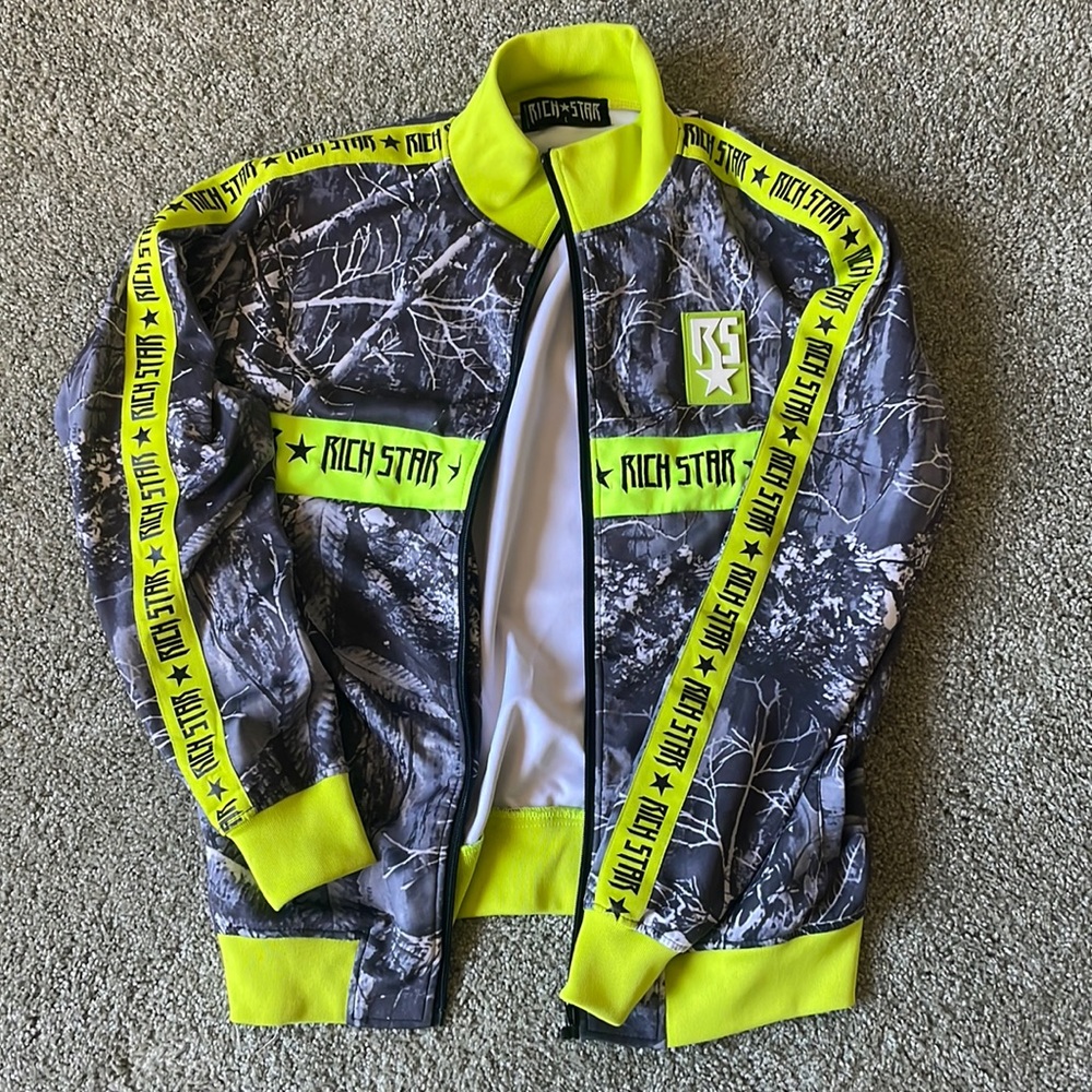 Rich Star Logo Track-Style Jacket (L)
